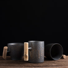 Load image into Gallery viewer, LUWU japan style ceramic tea mugs vintage coffee cup chinese coffee mugs drinkware