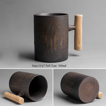Load image into Gallery viewer, LUWU japan style ceramic tea mugs vintage coffee cup chinese coffee mugs drinkware