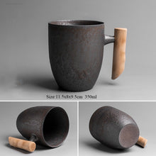 Load image into Gallery viewer, LUWU japan style ceramic tea mugs vintage coffee cup chinese coffee mugs drinkware